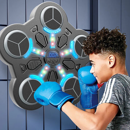 Musical boxing trainer for training and fitness