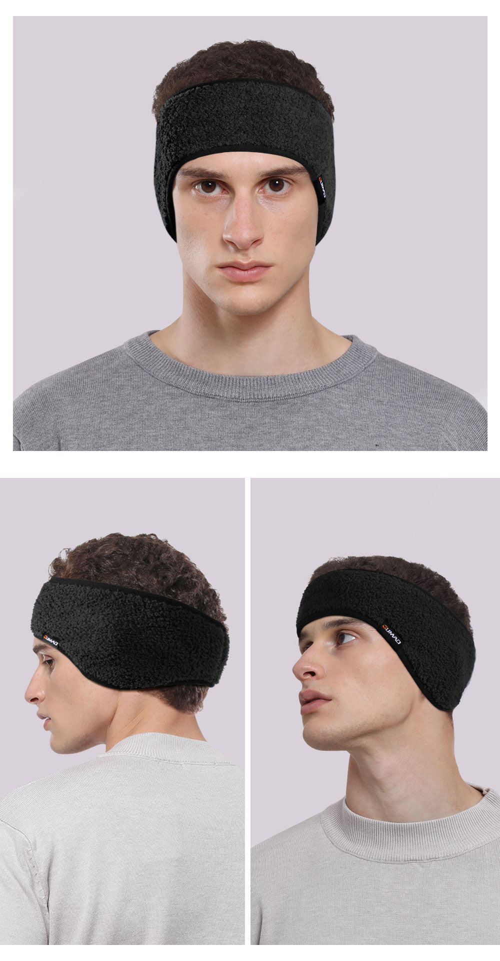Fleece Sweatband Running Sport
