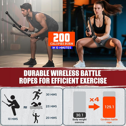 Zentora Mall™ Ropeless Battle Ropes